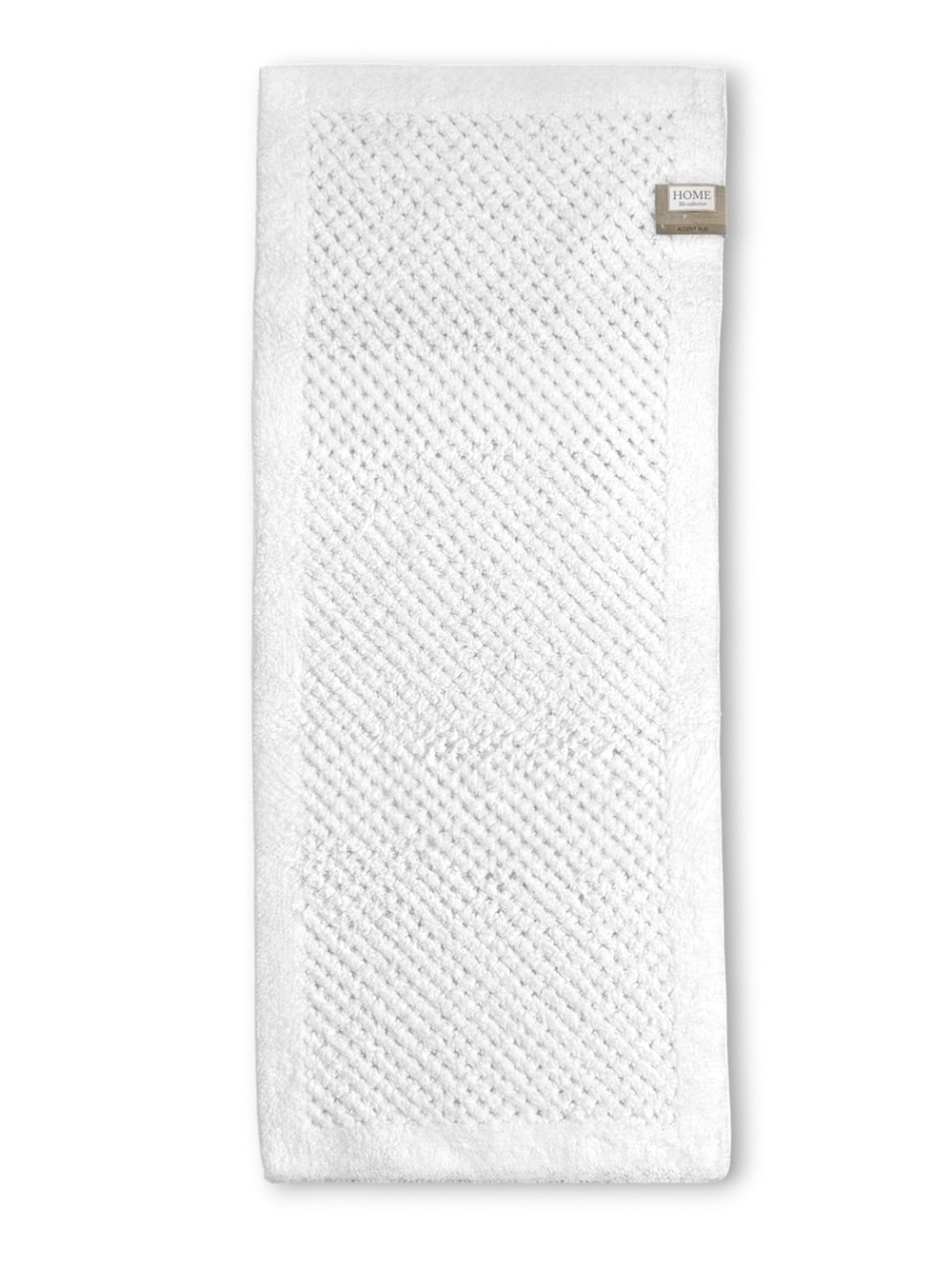 Home Collection Waffle Runner Rug White Non-Skid 20 x 48 NWT